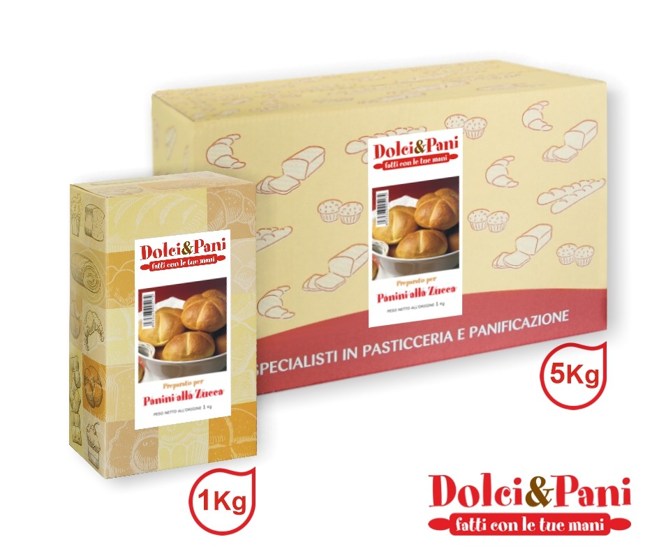 Preparato per Panini alla Zucca morbidi e dolci, profumati alla zucca Preparato per Panini alla Zucca morbidi e dolci, profumati alla zucca