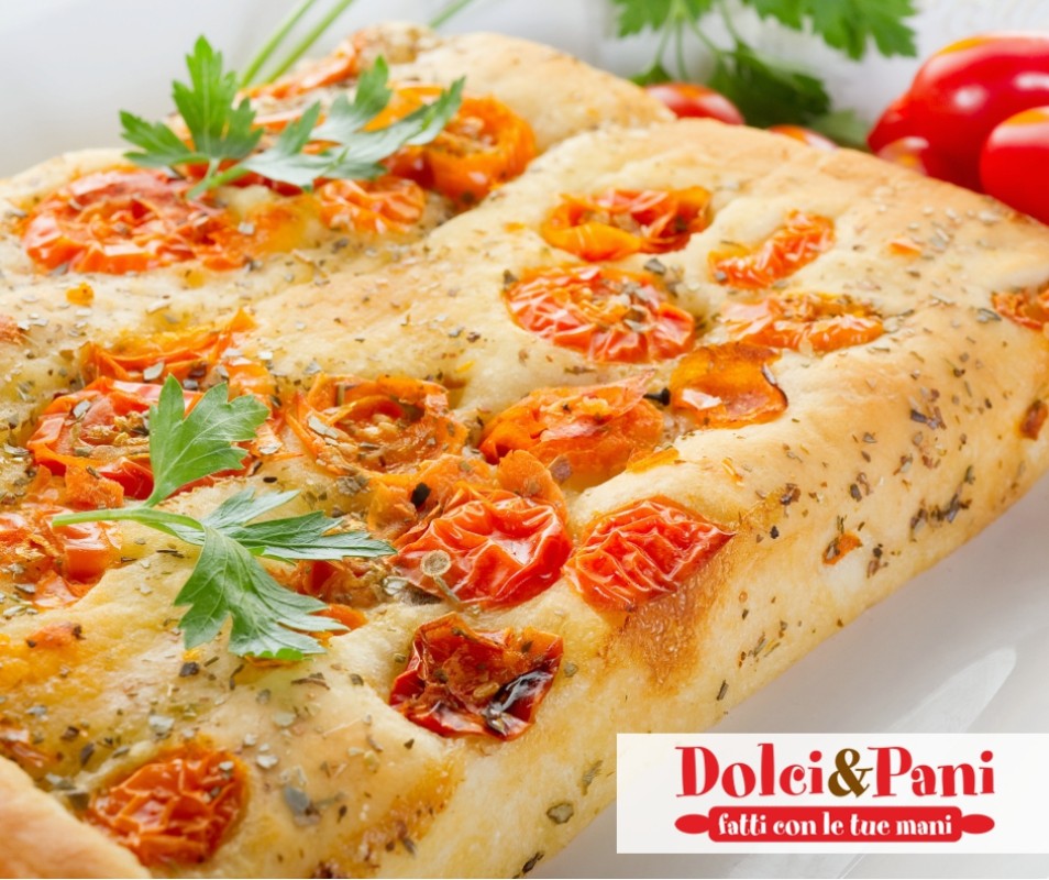 Preparato per pizza rustica e focaccia in teglia con semola e germe di grano