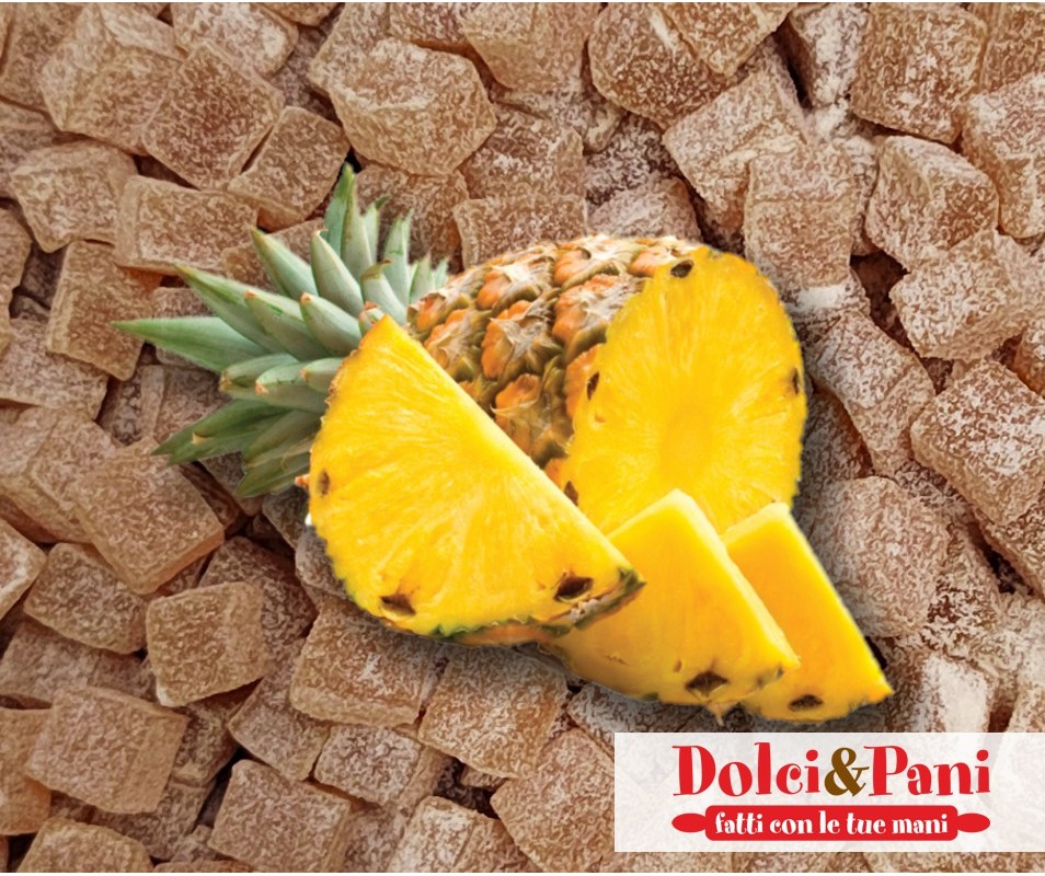 Cubetti di Gelatina Morbida Ananas